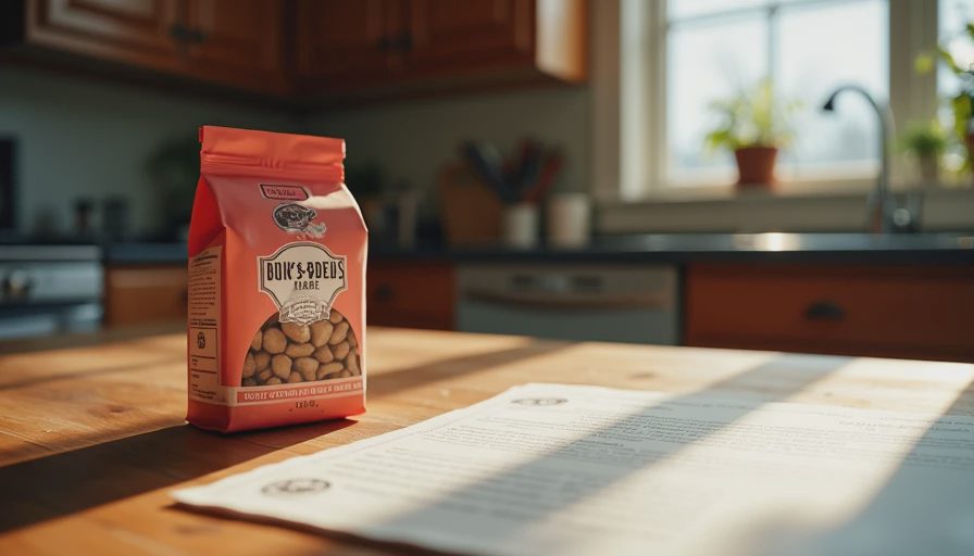 Visual context for dog food certification