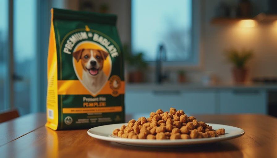 Visual context for by product meal dog food