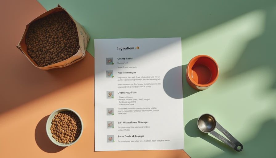 Illustration for pet food labeling rules