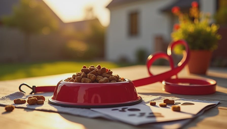 Illustration for freeze dried dog food