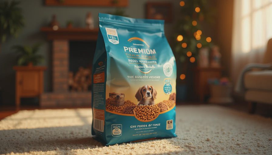Visual context for premium dog food