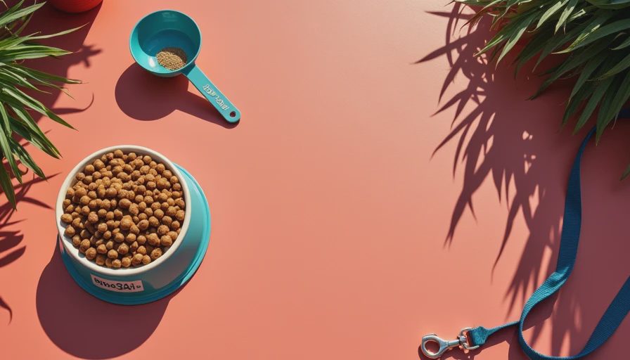 Visual context for puppy dog food