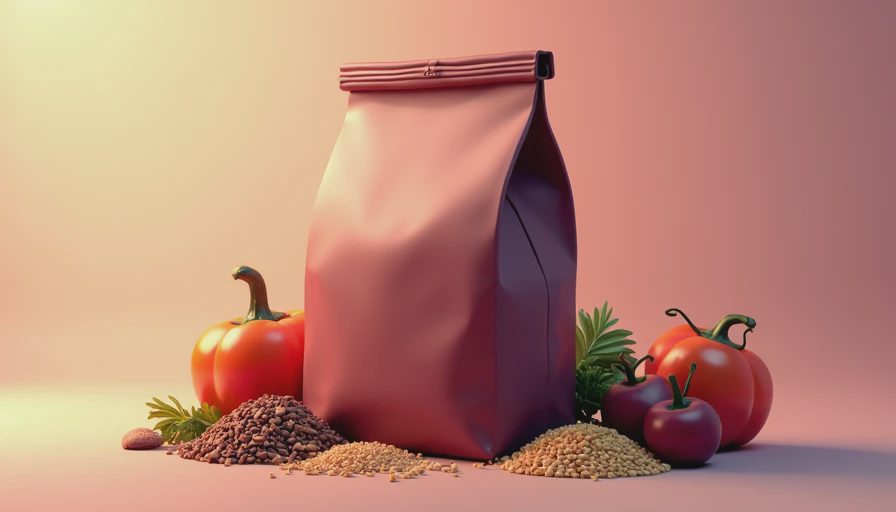 Visual context for natural pet food
