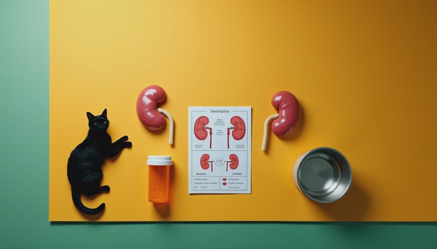Illustration for kidney failure in cats