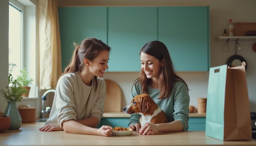 Visual context for dog food for allergies