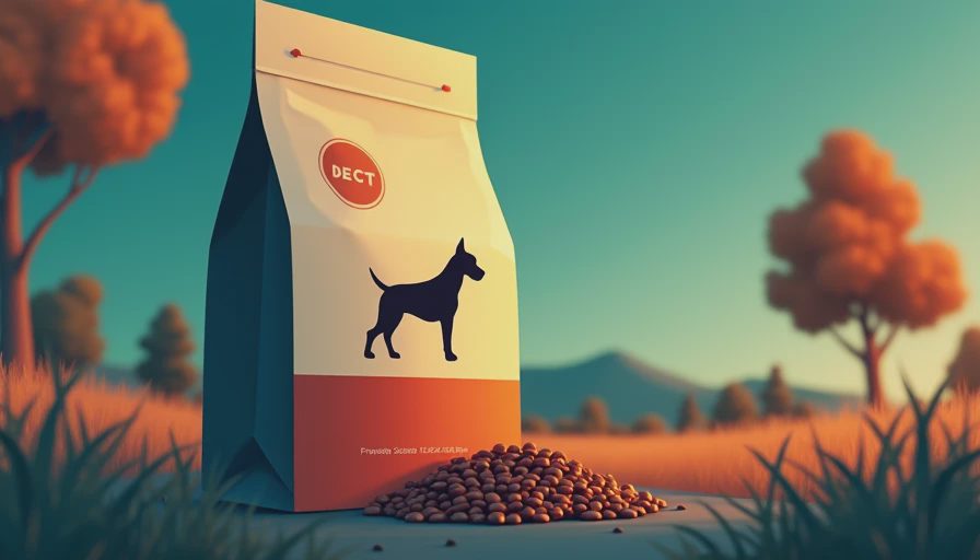 Visual context for weight management dog food