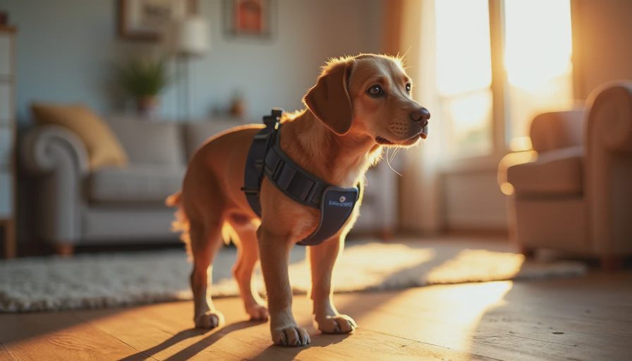 Visual context for three legged dog care