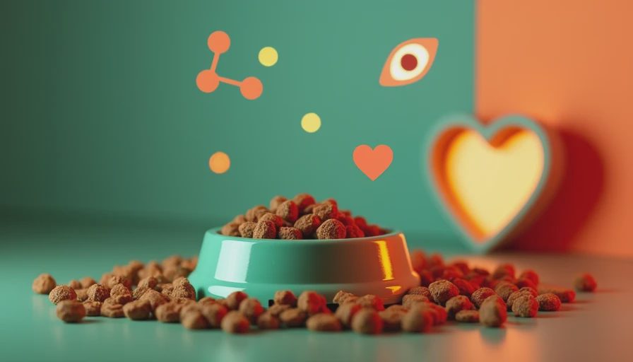Visual context for taurine in cat food