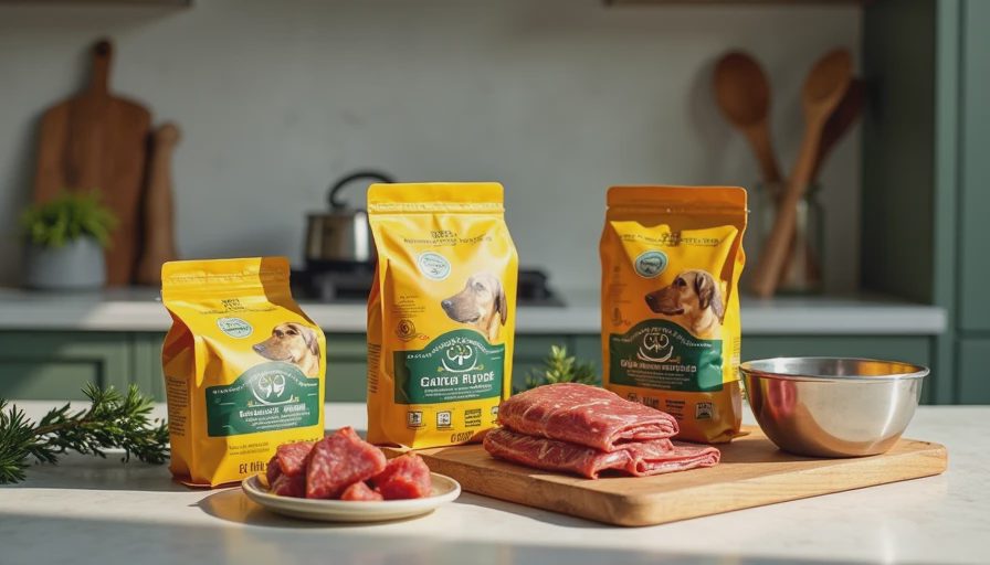 Illustration for raw dog food brands